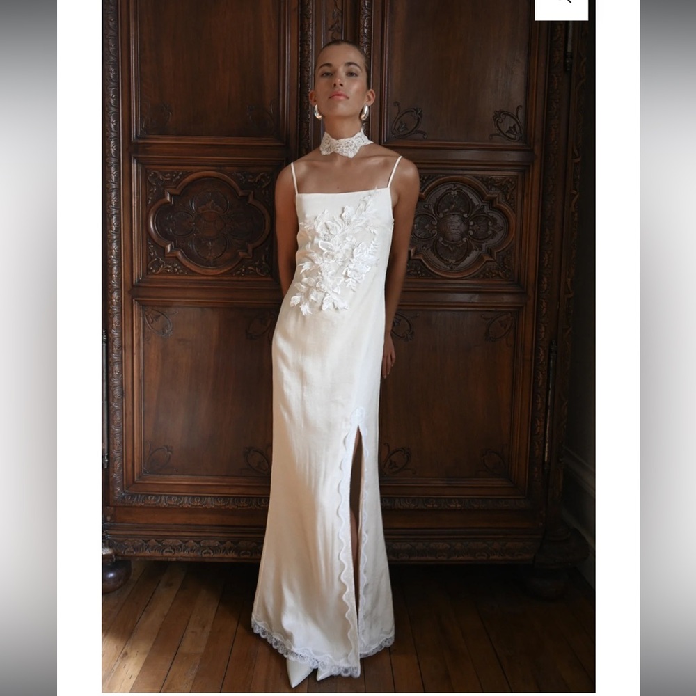Riza Dress - Yellow The Label - size M IVORY